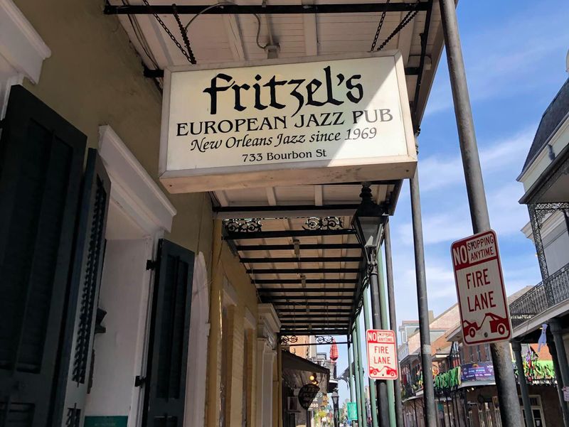 Fritzel's live Jazz bar on Bourbon Street, New Orleans