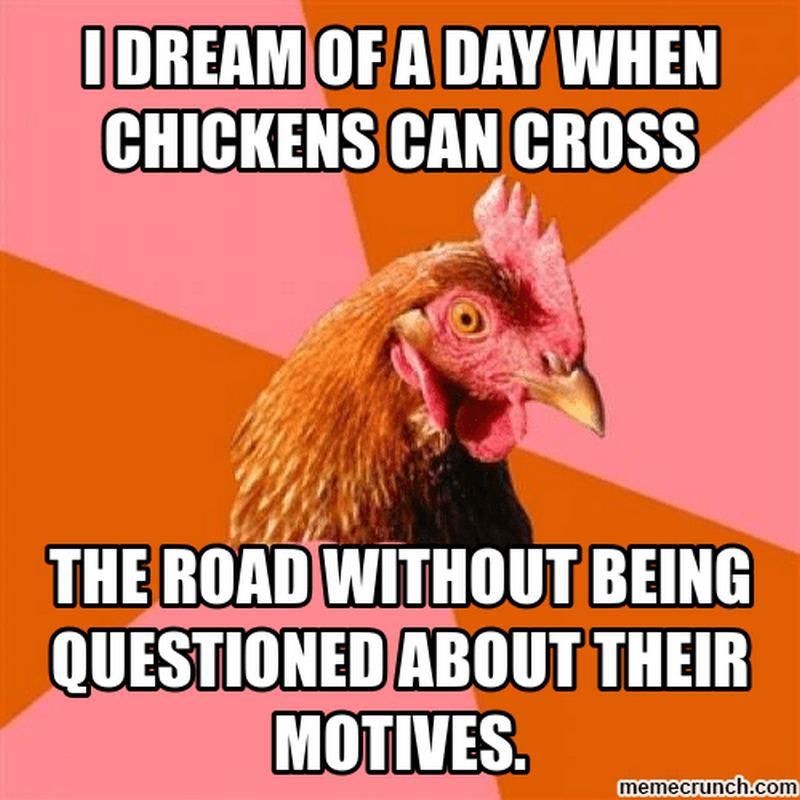 Funny chicken meme