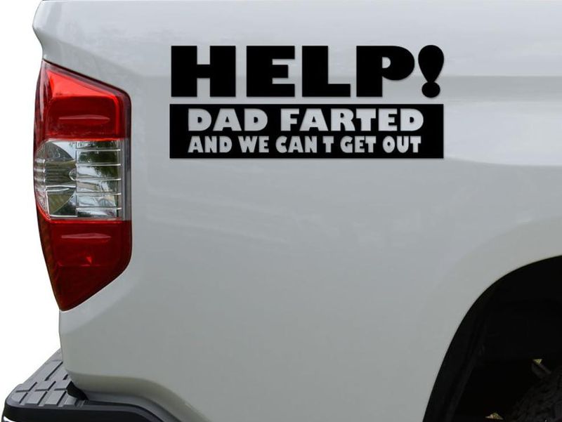 Funny dad bumper sticker