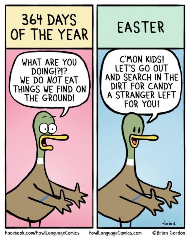 Funny Easter comic