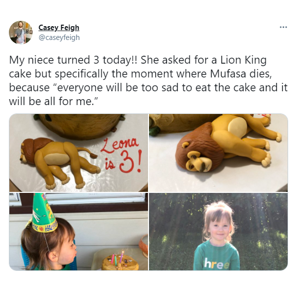 Funny Lion King cake