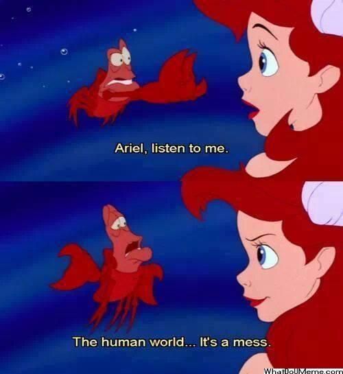 Funny Little Mermaid quote