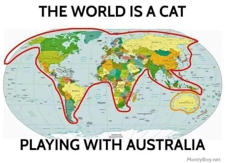 Funny map of the world