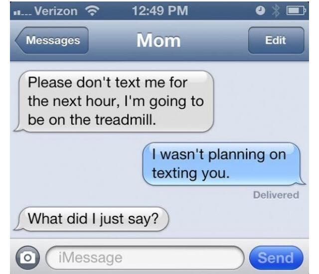 Funny mom text