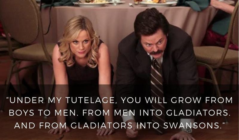 Funny Parks and Rec quote