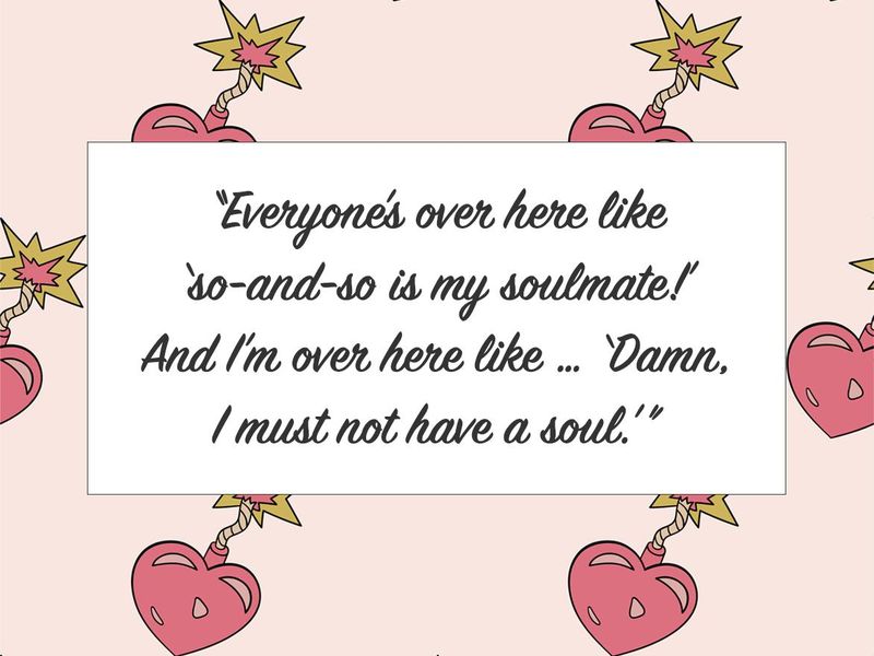 Funny soulmate quote about not having a soul