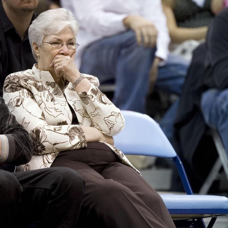 Gail Miller at a Utah Jazz game