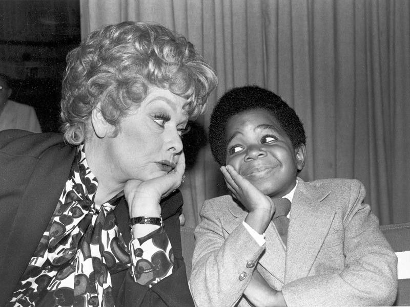 Gary Coleman and Lucille Ball