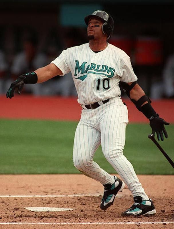 Gary Sheffield hitting for the Marlins