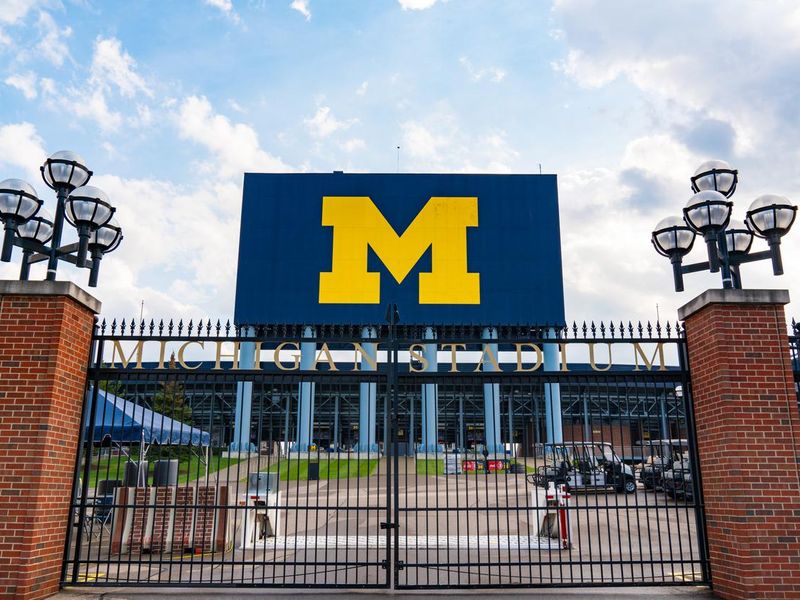 Gate at University of Michigan Stadium