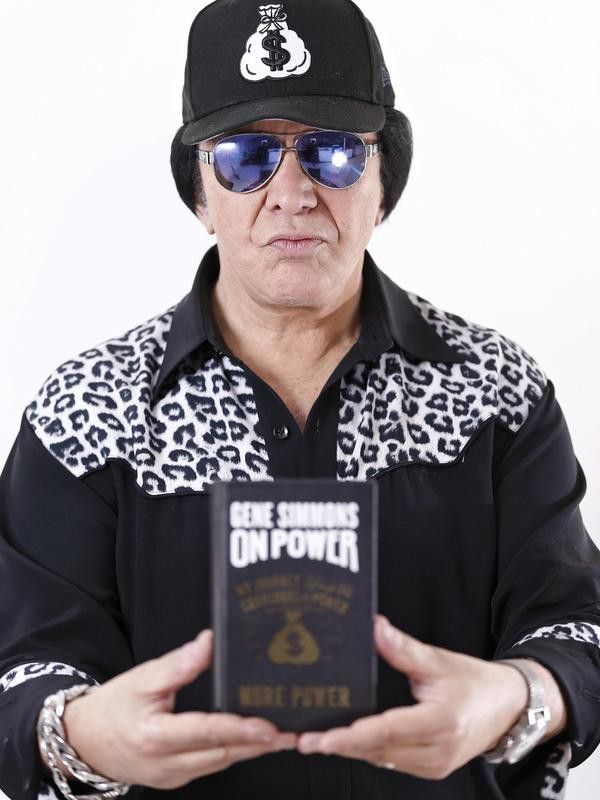 Gene Simmons with his Book 'On Power'