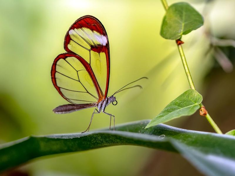 Glasswing butterfly picture