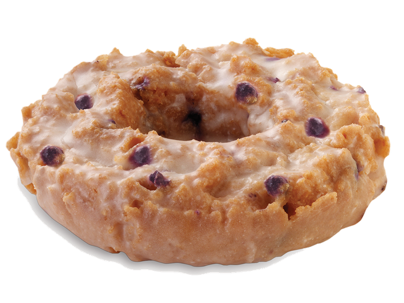 Glazed Blueberry Cake Krispy Kreme Donut