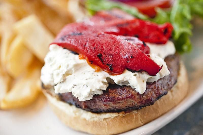 Goat Cheese Burger Topping