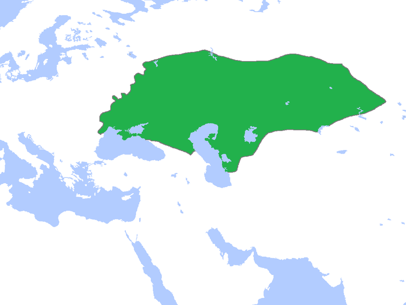 Golden Horde Khanate map