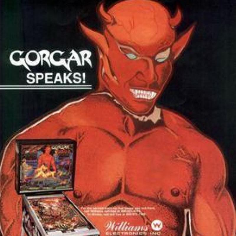 Gorgar pinball machine