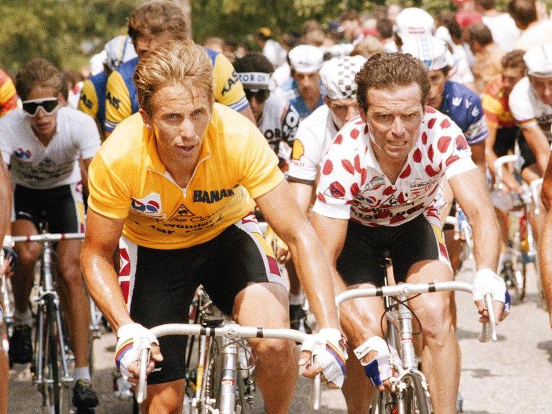 Greg LeMond and Bernard Hinault