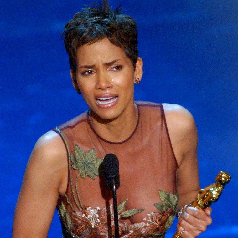 Halle Berry winning an Oscar