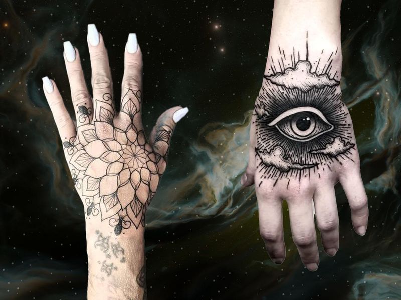 Hand tattoos for women and men