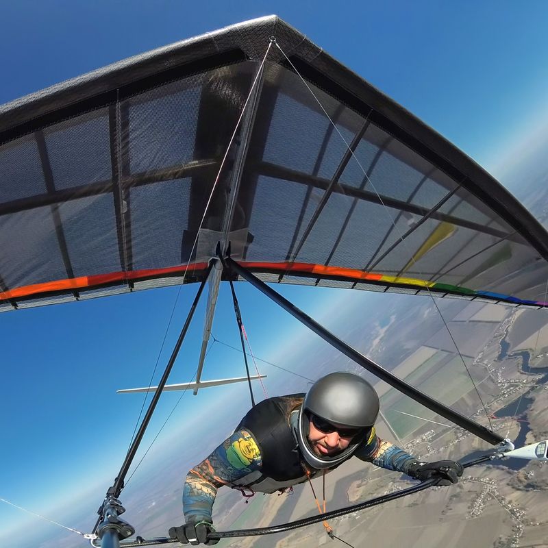 Hang Gliding selfie