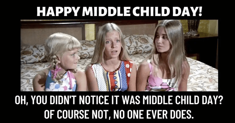 Happy middle child day