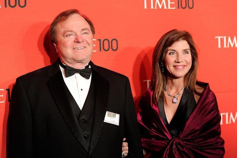 Harold Hamm and his wife, Sue Ann