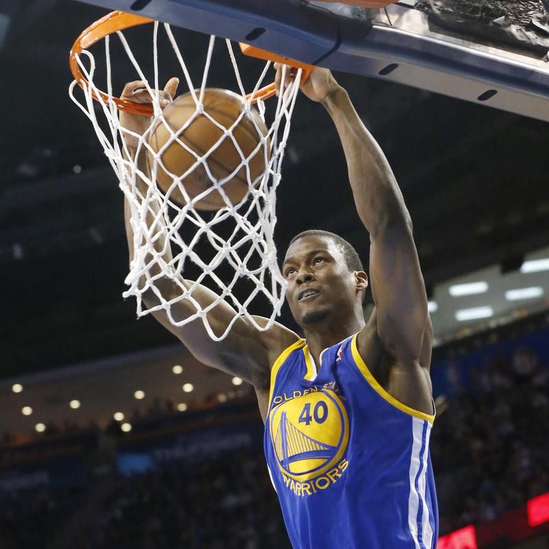 Harrison Barnes goes up for a dunk