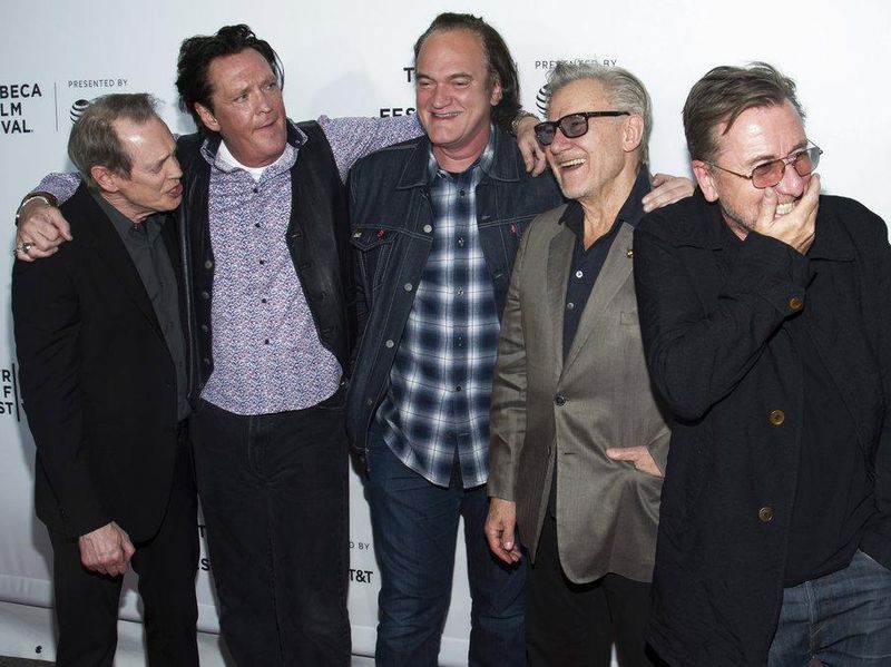 Harvey Keitel,Tim Roth,Michael Madsen,Steve Buscemi,Quentin Tarantino