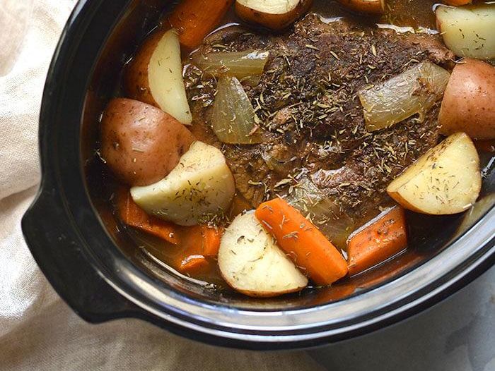 Healthy Crockpot Pot Roast