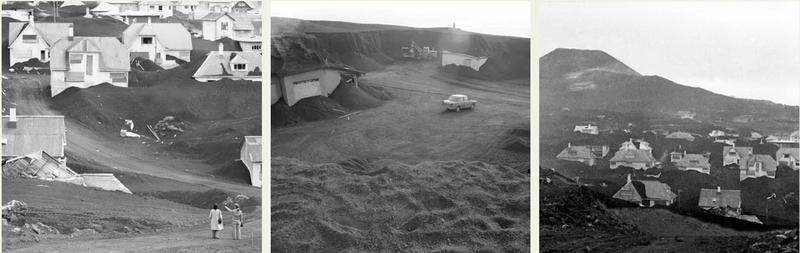 Heimaey after the 1973 Eldfell eruption