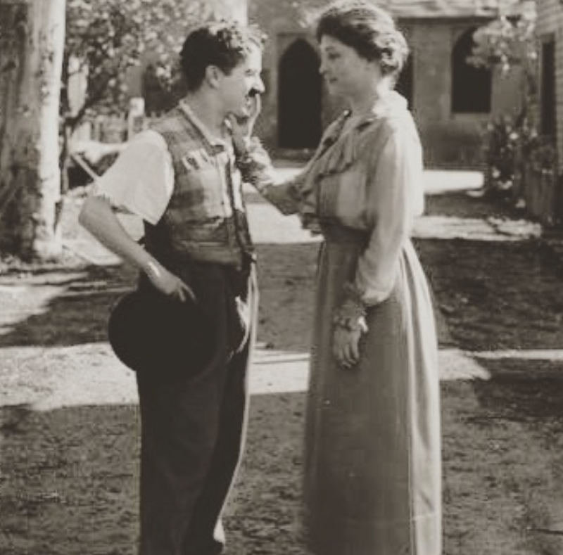 Helen Keller and Charlie Chaplin