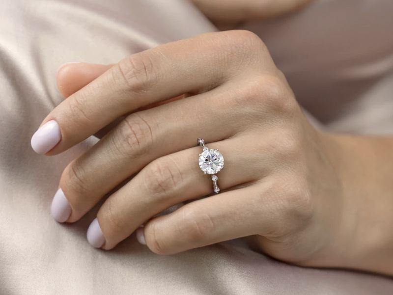 Hidden Halo Penelope engagement ring