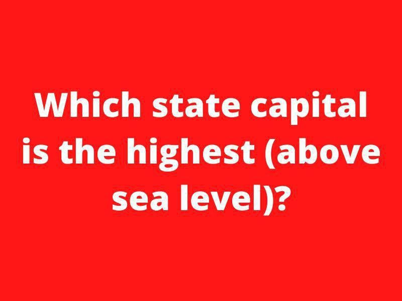 Highest sea level fact