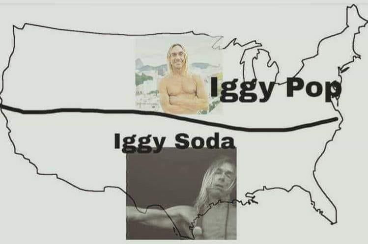 Hilarious Iggy Pop map of the U.S.