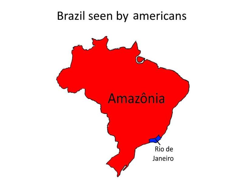 Hilarious map of Brazil