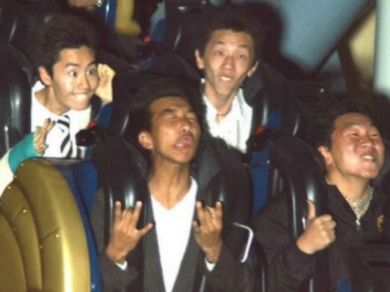 Hilarious Roller Coaster Photo
