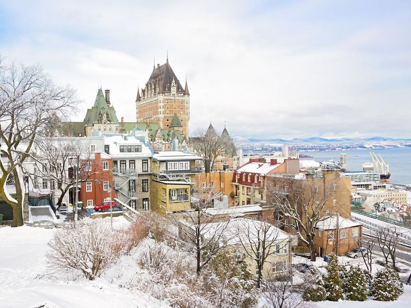 Historic Chateau Frontenac in Quebec City