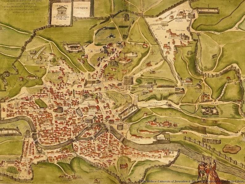 Historical Map of Rome