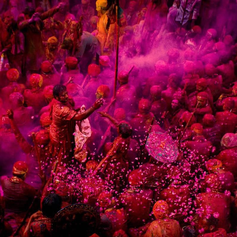 Holi celebration in Uttar Pradesh
