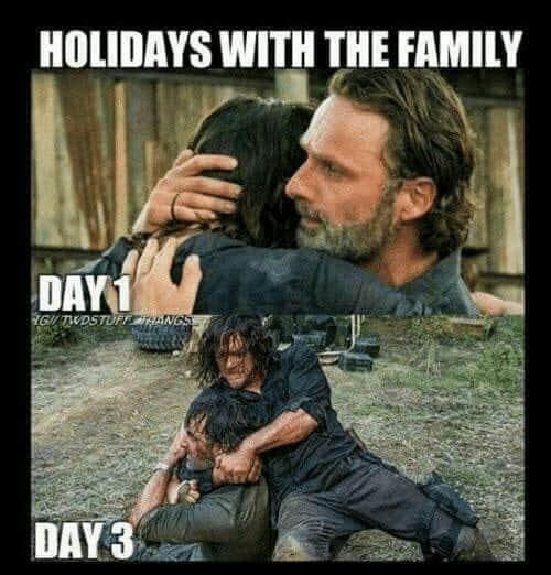 Holidays with the family