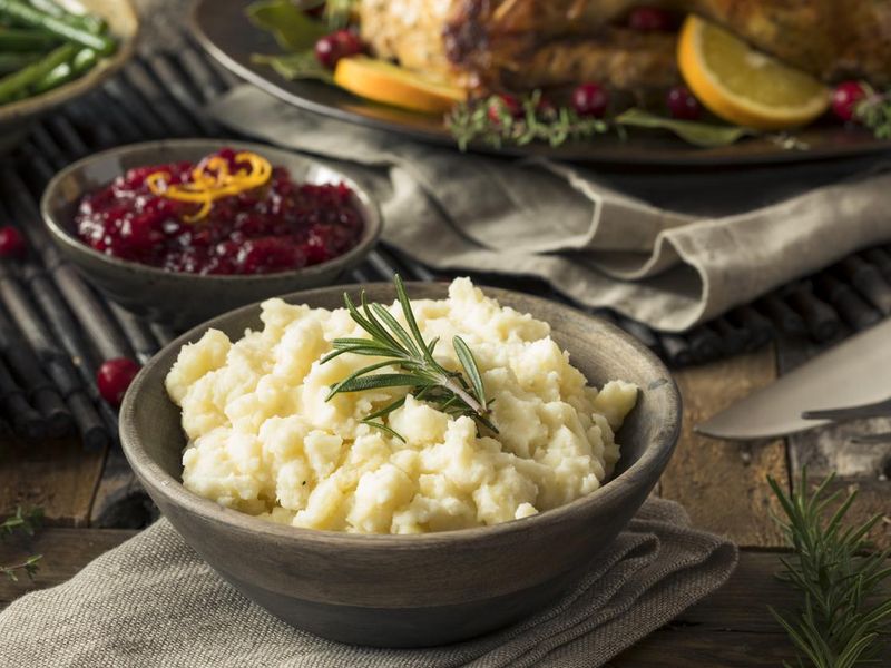 Homemade Thanksgiving mashed potatoes
