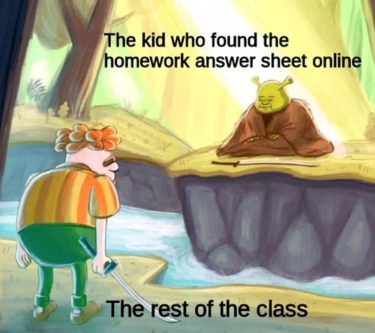 Homework answer sheet