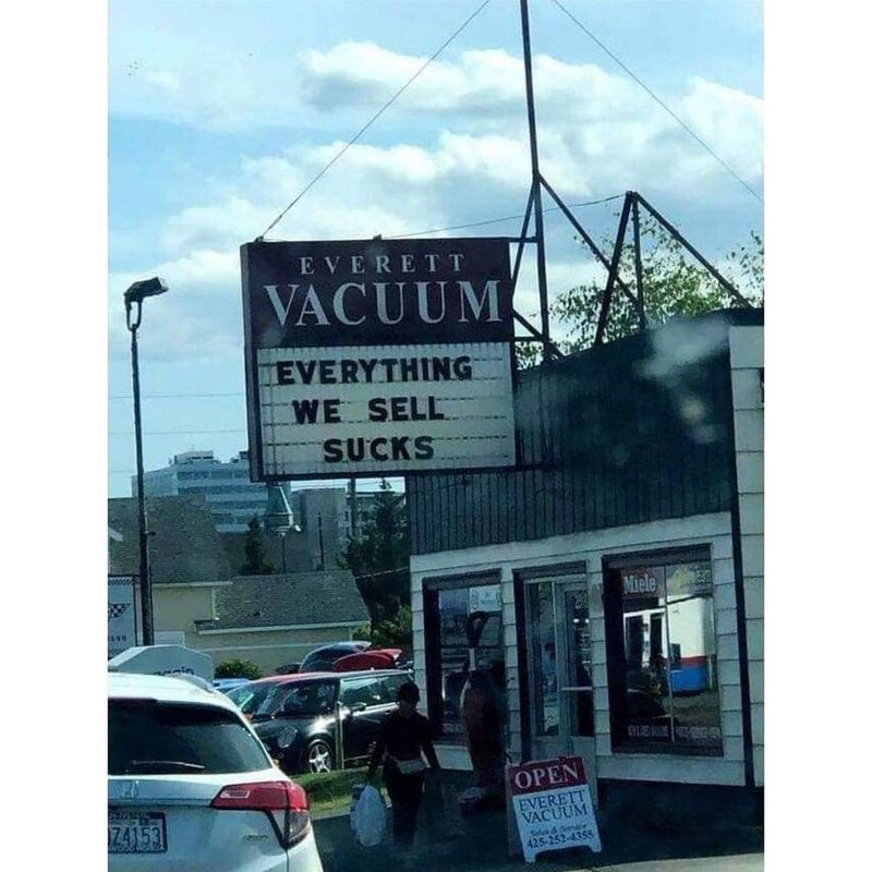 Honest business sign