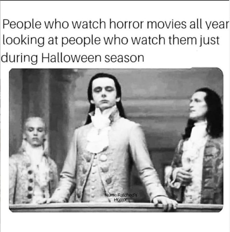 Horror movie meme