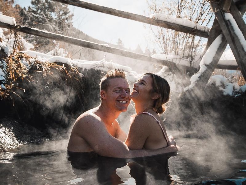 Hot springs in Montana