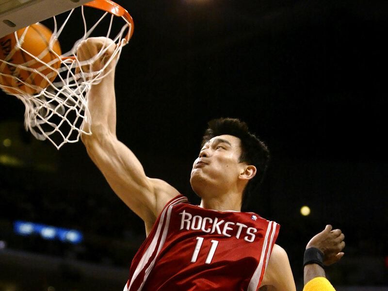 Houston Rockets center Yao Ming