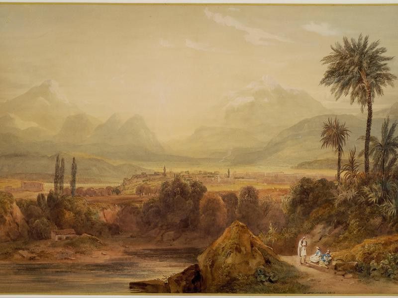 Hugh William Williams' "View of Thebes," 1819.