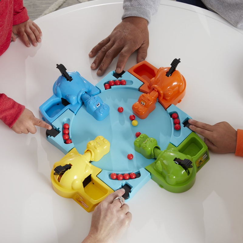Hungry Hungry Hippos Family Classic Game, Board and Accessories
