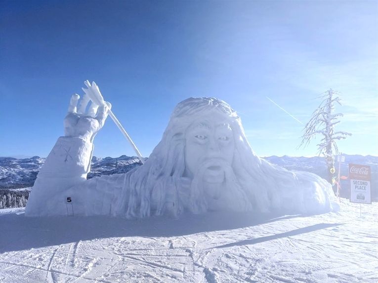 Ice Sculpture in Idaho