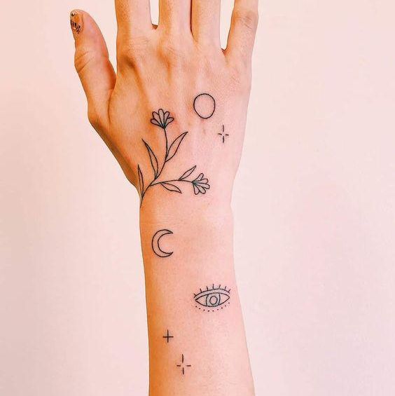 Icon Hand Tattoo